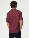 Pure Linen Cuban Collar Shirt