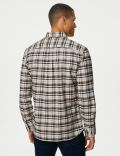 Easy Iron Pure Cotton Check Oxford Shirt