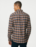 Easy Iron Pure Cotton Check Oxford Shirt