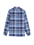 Easy Iron Pure Cotton Check Oxford Shirt