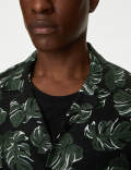 Easy Iron Linen Rich Floral Shirt