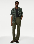 Easy Iron Linen Rich Floral Shirt