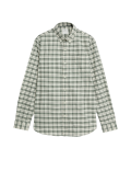 Easy Iron Pure Cotton Check Oxford Shirt