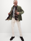 Pure Cotton Corduroy Overshirt