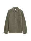 Pure Cotton Corduroy Overshirt