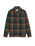 Cotton Rich Check Double Faced Overshirt