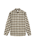 Easy Iron Pure Cotton Check Oxford Shirt