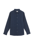 Pure Cotton Geometric Print Shirt