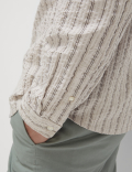 Pure Cotton Striped Seersucker Shirt