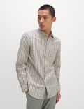Pure Cotton Striped Seersucker Shirt