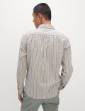 Pure Cotton Striped Seersucker Shirt