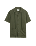 Regular Fit Cotton Linen Blend Shirt