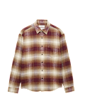 Pure Cotton Checked Flannel Shirt