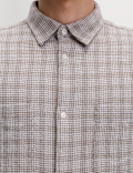 Pure Cotton Checked Flannel Shirt