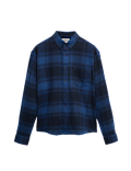 Pure Cotton Checked Flannel Shirt
