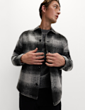 Brushed Checked Overshirt