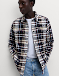 Regular Fit Checked Overshirt