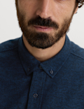 Regular Fit Pure Cotton Flannel Shirt