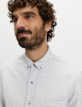 Regular Fit Pure Cotton Flannel Shirt