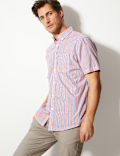 Pure Cotton Striped Shirt