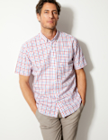 Pure Cotton Checked Shirt