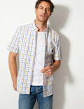 Pure Cotton Checked Shirt