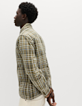 Pure Cotton Check Overshirt