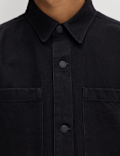 Regular Fit Denim Overshirt
