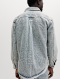 Pure Cotton Denim Overshirt
