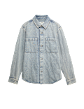Pure Cotton Denim Overshirt