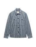 Pure Cotton Striped Overshirt