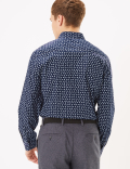 Pure Cotton Paisley Print Shirt