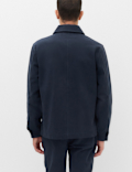 Regular Fit Pure Cotton Twill Overshirt