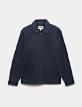 Regular Fit Pure Cotton Twill Overshirt