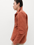 Regular Fit Pure Cotton Twill Overshirt