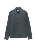 Regular Fit Pure Cotton Twill Overshirt