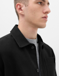Regular Fit Pure Cotton Twill Overshirt