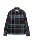 Pure Cotton Checked Overshirt