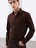 Regular Fit Easy Iron Pure Cotton Jersey Shirt
