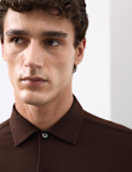 Regular Fit Easy Iron Pure Cotton Jersey Shirt