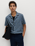 Pure Cotton Geometric Shirt