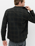 Pure Cotton Textured Check Shirt