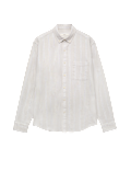 Relaxed Fit Cotton Rich Striped Oxford Shirt