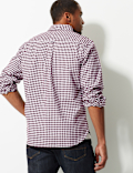 Pure Cotton Checked Oxford Shirt