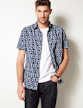 Pure Cotton Printed Shirt