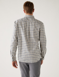 Pure Cotton Gingham Check Oxford Shirt