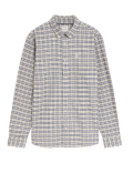 Pure Cotton Gingham Check Oxford Shirt
