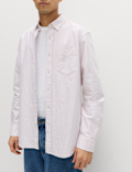 Regular Fit Pure Cotton Striped Shirt