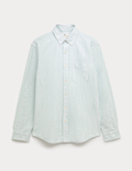 Ultimate Pure Cotton Striped Oxford Shirt