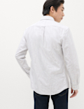 Regular Fit Pure Cotton Striped Shirt